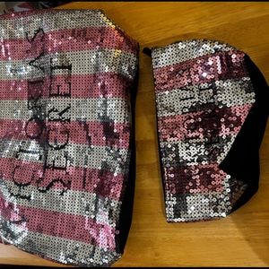 Victoria’s Secret  2pc glam tote bag